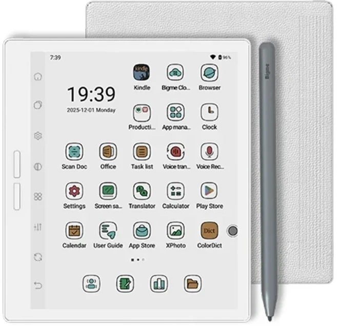 빅미 B751C S e리더 7인치 컬러 e잉크 전자책 300ppi 4+64GB 안드로이드 14 OS 내장 구글 플레이 휴대용 eB, 01 B751C S white