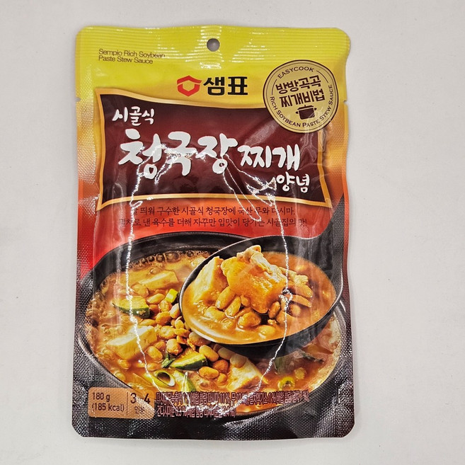 샘표 시골식 청국장찌개 양념, 180g, 2개
