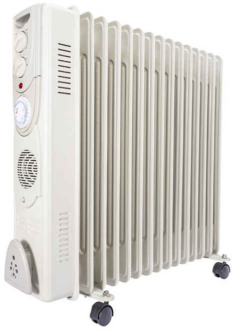 이동식 파워온풍 동파방지 대형 타이머 라디에이터, 3000W 15핀