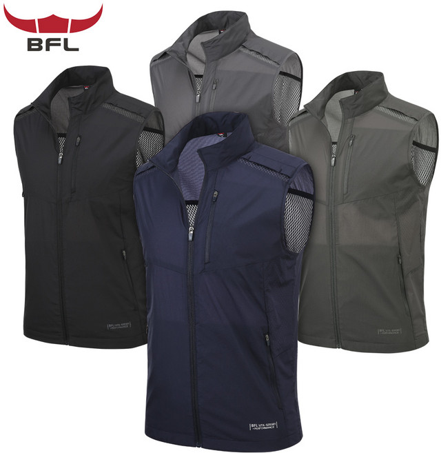 버팔로 봄/여름 남자 경량 소프트 메쉬조끼 아웃도어 등산조끼 작업조끼