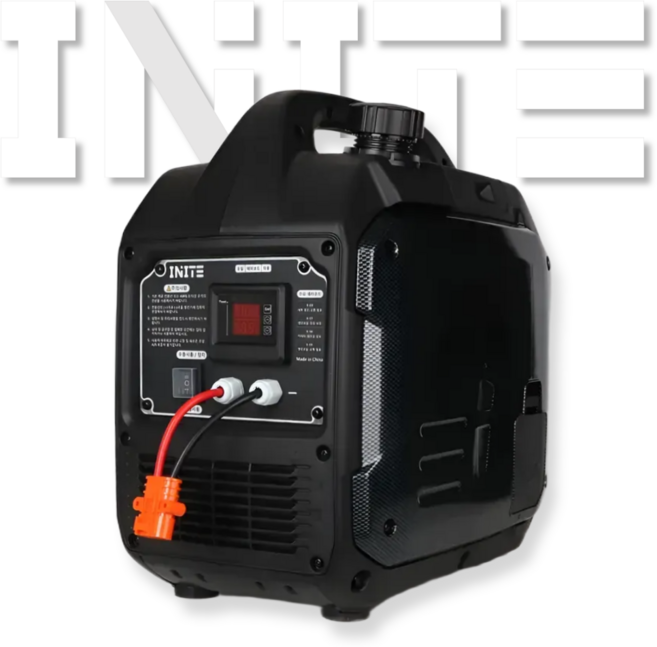 이니트 24v 발전기 화물차 차량용 트럭 무시동 윙바디 대형차 에어컨 국내, 1개, 카본블랙