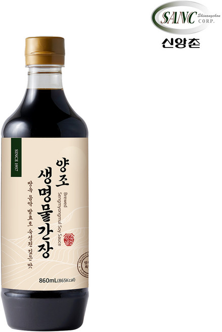 신앙촌 양조 생명물간장, 860ml, 1개