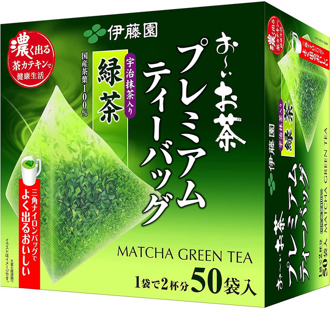 이토엔 오이오차 프리미엄 티백 말차포함 녹차 50팩x3상자, 1.8g, 50개입, 3개