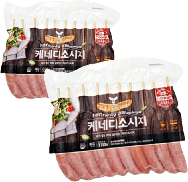 도나우 캐네디소시지 바비큐 캠핑 안주, 1.35kg, 1개