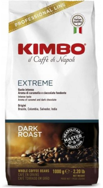 킴보KIMBO 커피 원두 에스프레소 이탈리아베리 다크 로스트 아라비카 50% 로부스타 프리미엄 1kg, 익스트림(콩) 1kg, 1개