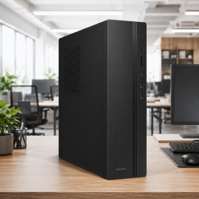 삼성전자 데스크탑5 DM500SGA-A38A 인텔 14세대 i3 CPU 가성비 슬림형 PC, WIN11 Home, 256GB, 8GB, 블랙