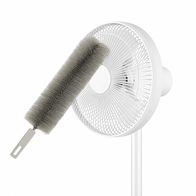 슈리팜 선풍기 틈새 청소 먼지 제거 브러쉬, 그레이, 2개, 그레이