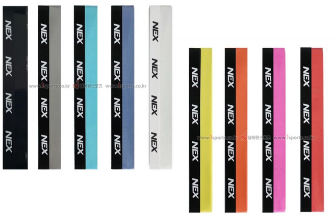 넥스 오래쓰는 컬러믹스 로고 테니스 오버그립 1박스(100p) 교체 채 프로, 민트, 1개