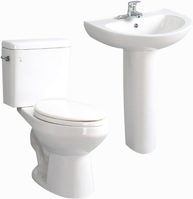 올브로 중대형 양변기 인토 C-252 + L-108 세트 설치가능 세면대 교체 시공, 1개