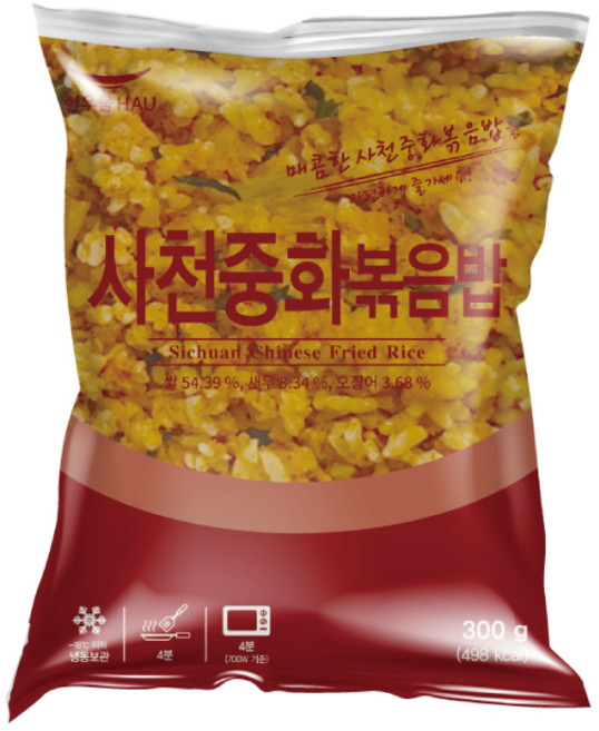 한우물 사천중화 볶음밥, 300g, 4개