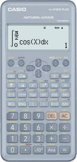 카시오 공학용계산기 FX-570ES PLUS, 1개, FX-570ES PLUS-BU (블루)