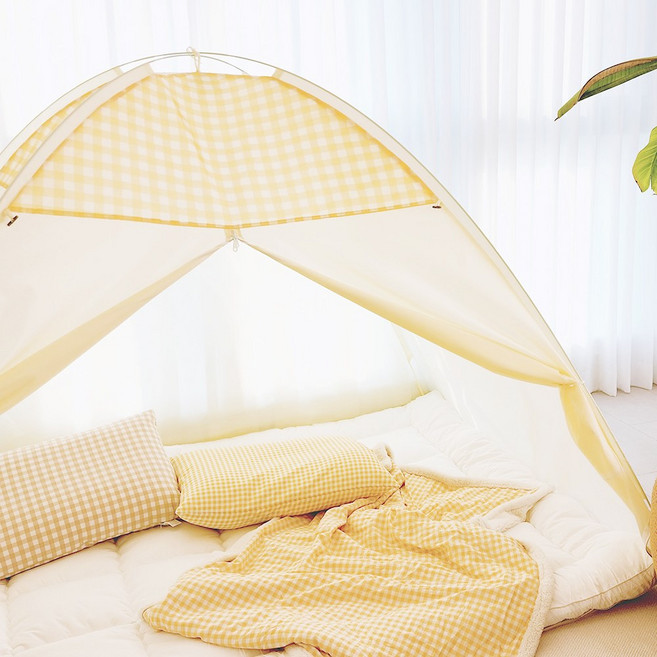 핫방 프리미엄 원터치 모던 난방텐트 4인용 + 보관가방