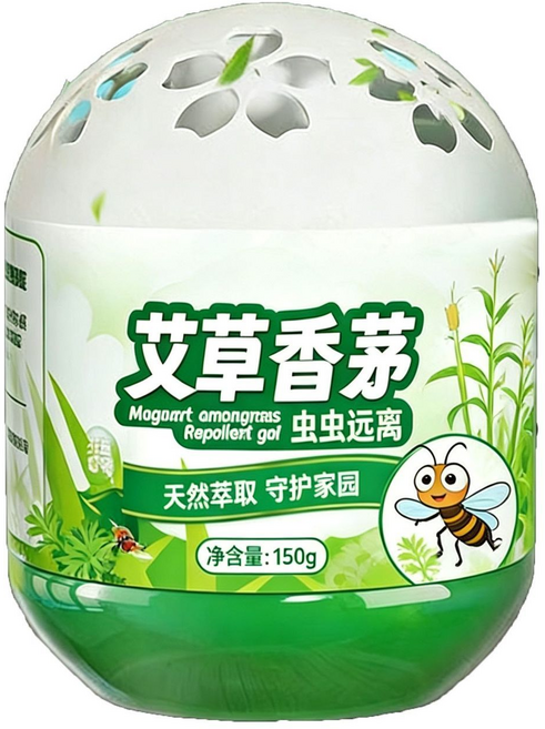 艾草香茅 驅蟲凝膠 天然萃取 蟲遠離, 艾草香茅魔術盒5盒, 1個