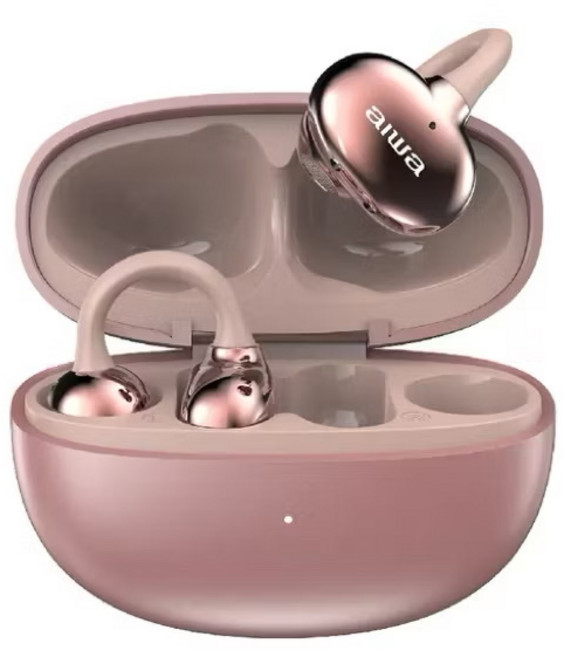 aiwa AT-H06 EDGE 耳夾式藍牙耳機 輕盈無感, 玫瑰金