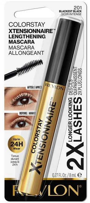 레브론 컬러스테이 엑스텐셔네어 논 워터푸르프 마스카라 블래키스트 블랙 19225, One Color, 8ml - 쿠팡