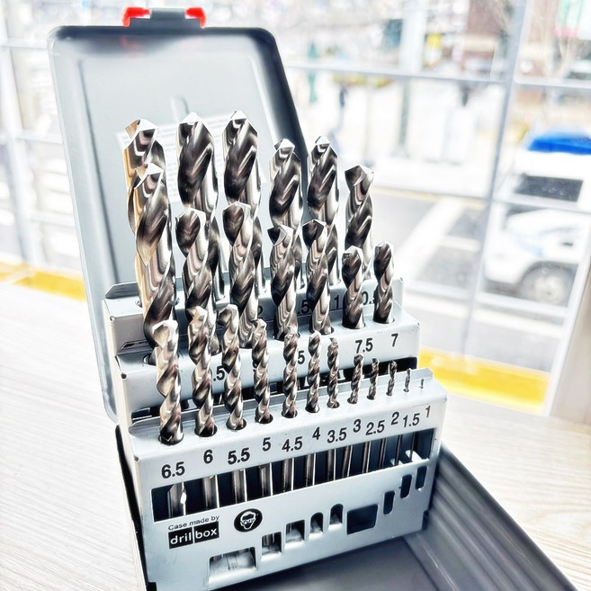 스코어 미국산 하이스 드릴 세트 25PC 철기리 셋트 1.0-13.0mm, 1개