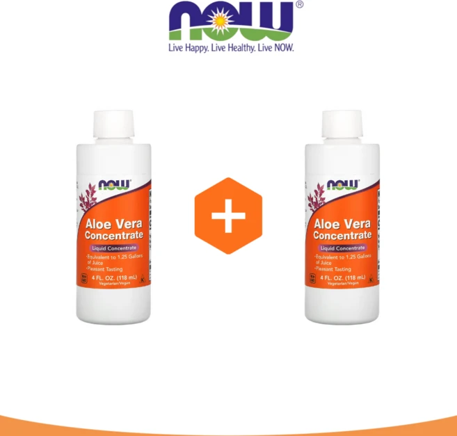 1+1 나우푸드 액상 알로에 베라 118ml Aloe Vera, 1개 - 쿠팡