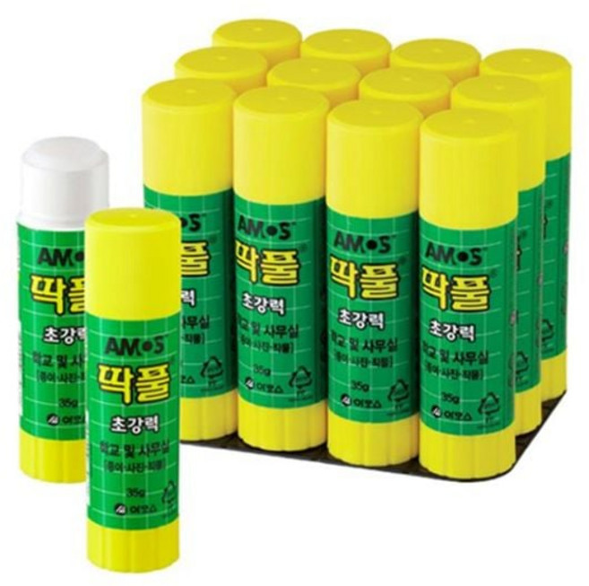 사무실 문구 딱풀 35g 대용량 12개입 세트