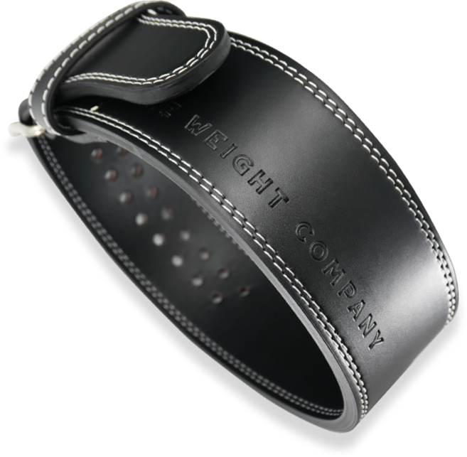 더웨이트컴퍼니 싱글 프롱 헬스 리프팅 벨트, 블랙(10cm), 1개