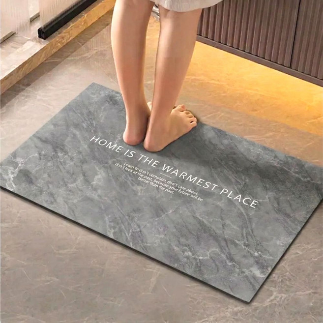 필인어스 대리석 빨아쓰는 규조토 발매트, 마블그레이