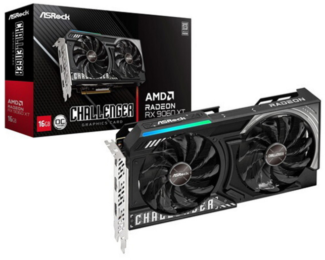 ASRock 華擎 Radeon Challenger顯示卡 16GB, RX9060XT