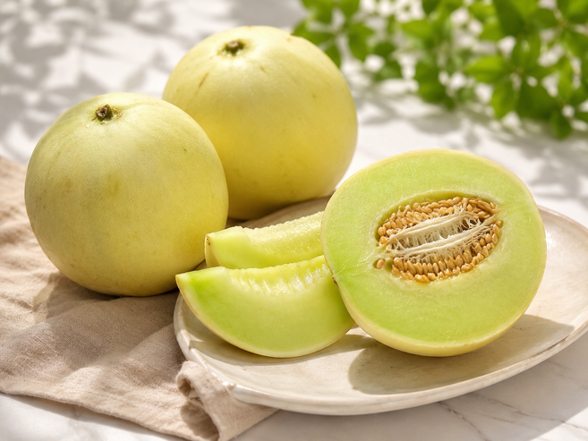 벌꿀향나는 허니듀멜론 꿀당도 19Brix 이상, 1개, 2.2kg