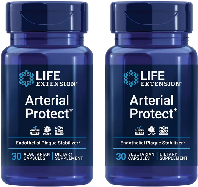 라이프익스텐션 아터리얼 프로텍트 베지테리안 캡슐, 30정, 2개 - 쿠팡