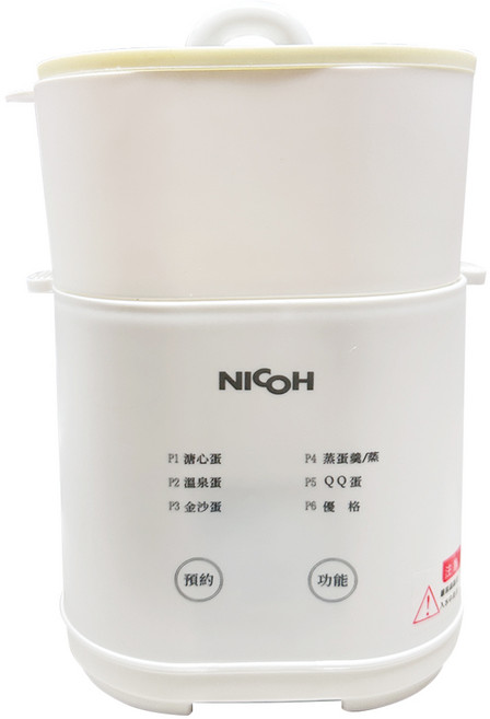 日本NICOH 蒸煮蛋機含蒸籠 快速蒸煮多種口味雞蛋, NEG-041