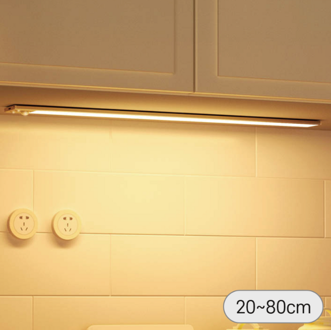 와이비비 3색 C타입 USB 충전식 무선 센서등, 화이트