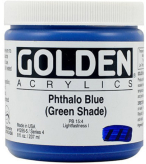 골덴 헤비바디 아크릴물감 473ml 낱색 시리즈4 S4 1260 PhthaloBlue/R.S., 5세트