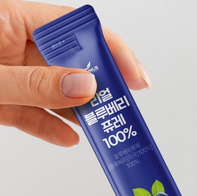건강식품 보조식품 리얼 블루베리 퓨레 100% 14포 KS뉴트리너스, 1개, 1정