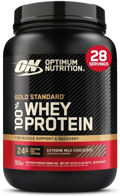 옵티멈뉴트리션 골드 스탠다드 웨이 프로틴 아이솔레이트 단백질 보충제 밀크 초콜릿, 907g, 1개