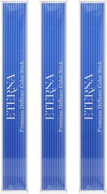에테르나 프리미엄 고밀도 디퓨져 컬러 섬유스틱, 블루, 30개입, 1개