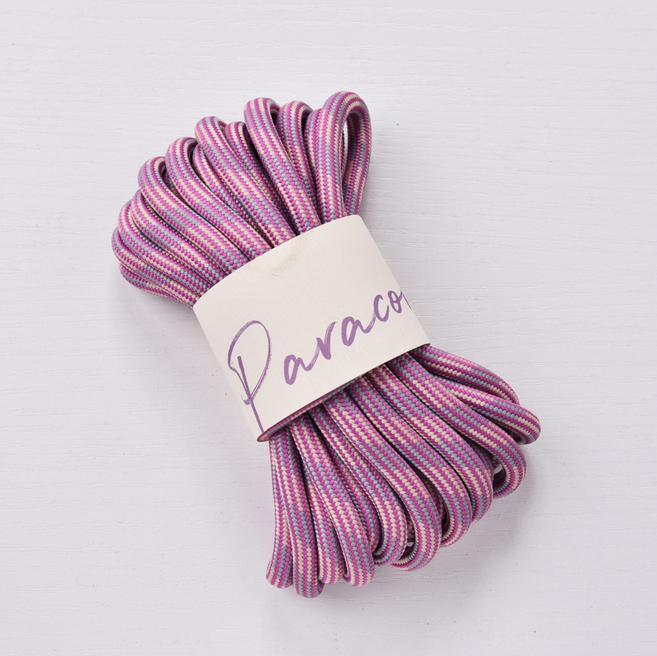 6mm 나선형 무광 파라코드 5m 소분 배색 로프 아웃도어 마크라메 재료, 17.라일락