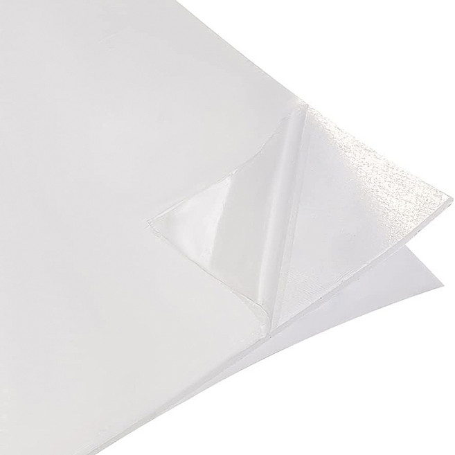 2개입 접착 실리콘 시트 8x8인치 흰색 접착식 미끄럼 방지 고무 패드 개스킷 DIY 재료 지지대 수평 조절 밀봉 범퍼 마모 바닥재용, 2개