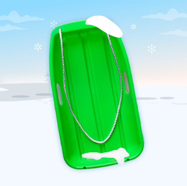 픽101 눈썰매 눈놀이 스노우보드 썰매 1인용 2인용, 1개