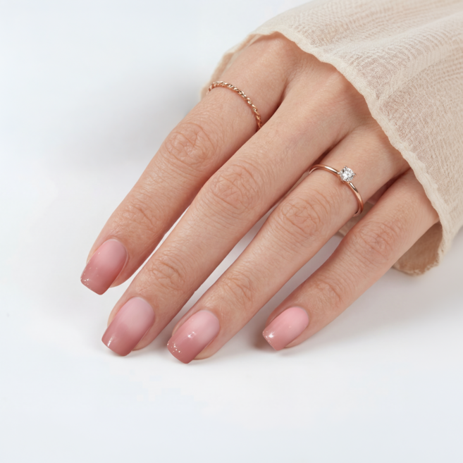 그레나 셀프 젤네일 스티커 네일팁 세트 그라데이션, 1개, 코랄 캔디