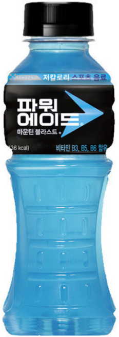 파워에이드 마운틴 블라스트 20페트/음료수/이온음료/페트음료, 1개, 355ml