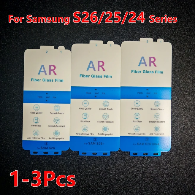 삼성 갤럭시 S24 광섬유 화면 3매 호환 보호필름 S26 AR 시리즈 S25, AR Pet, 2개