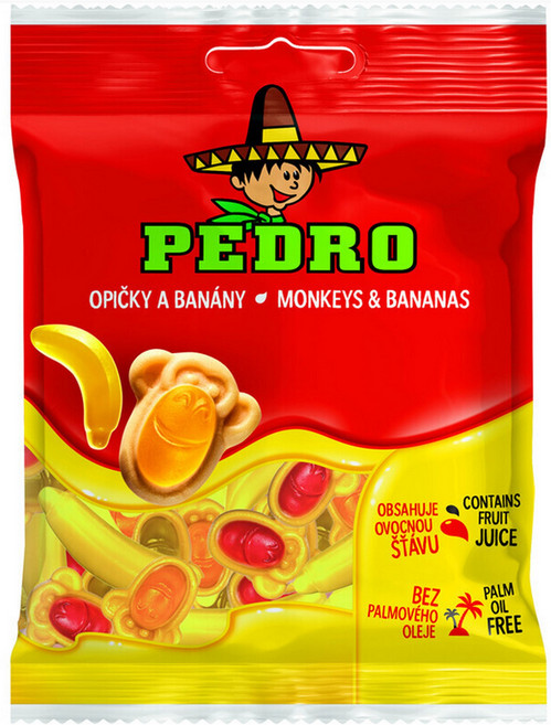 프라하 페드로 젤리 유럽 PEDRO 젤리 - 원숭이 80g, 1개