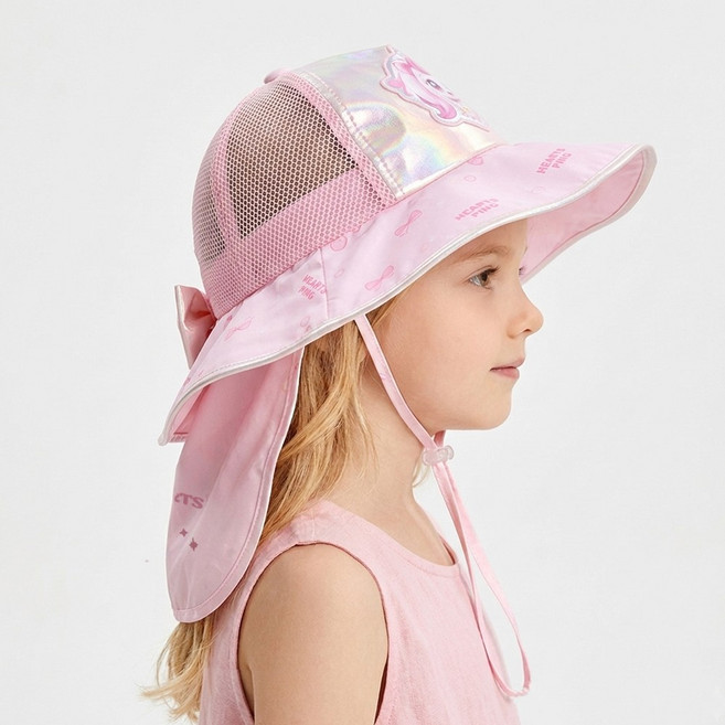 캐치티니핑 하츄핑 플랩햇 벙거지모자 여아 여름 사파리 챙모자