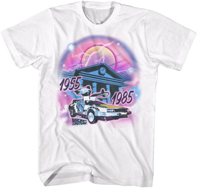 ROCKPANDA Back To The Future Airbrush 반팔티