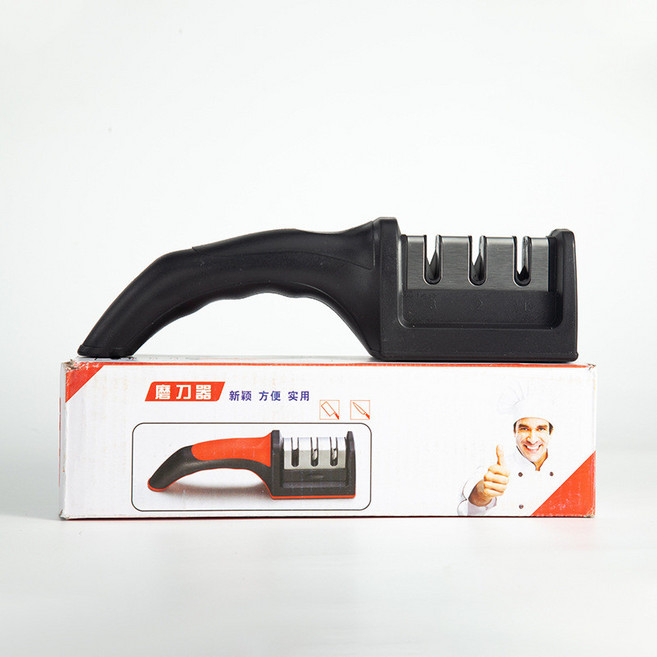 주방용 3슬롯 칼날 연마기 도매 칼날 칼갈이 연마봉 사포 숫돌 전기 칼날 전동칼갈이 칼갈이 전기칼갈이 충전식칼갈이 자동칼갈이 전동연마기 칼갈이 주방칼갈이 전동숫돌 칼연마기 가위갈이, 2개, 검정 중국 상자