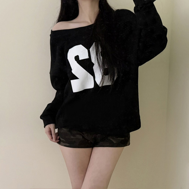 VANANA2 국내제작 하이틴 루즈 오프맨투맨