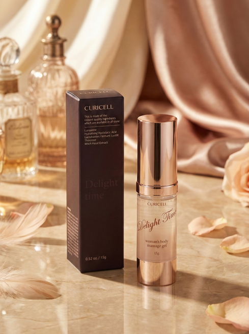 큐리셀 딜라이트타임 우먼스 바디 마사지 젤, 15g, 1개