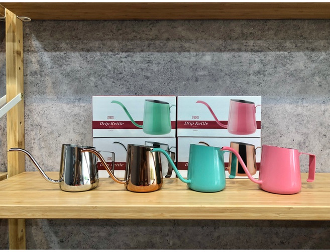 喬尼亞 咖啡手沖壺 滴漏壺 耳掛手沖壺 250ml, 1個, 粉紅色