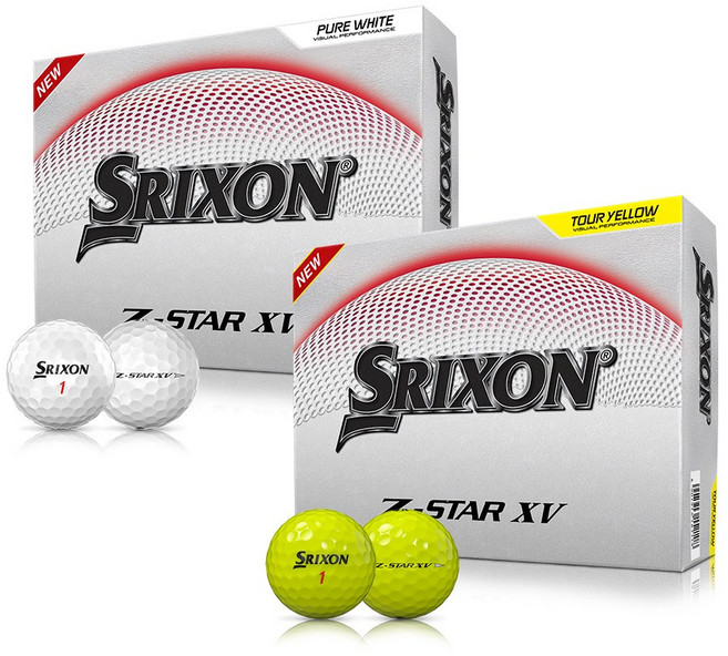[던롭코리아 정품] 스릭슨 Z-STAR 9 XV 3피스 골프공 골프볼, 투어 옐로우, 1개