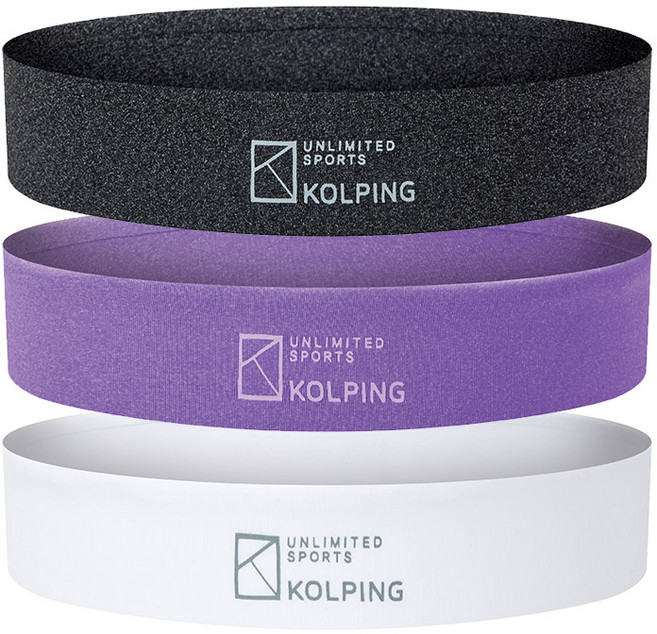 콜핑 공용 여름 우수한 탄성력 헤어밴드 액티브 쿨 헤어밴드, FREE, PURPLE, 1개