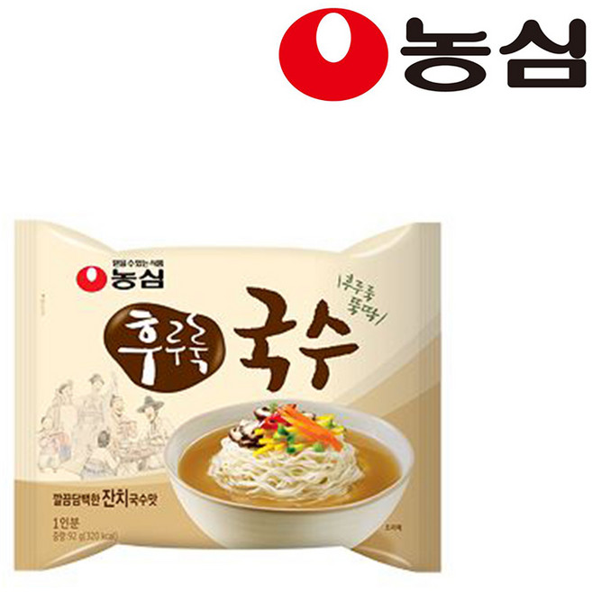 농심 후루룩 국수 92g, 1개