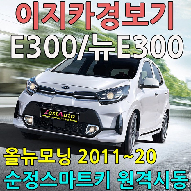 ZA 이지카 순정스마트키 원격시동 E300/뉴E300 올뉴모닝 매장방문 장착포함, 1개, E300
